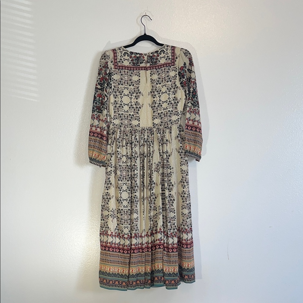 Anthropologie Bohemian Far Fields Midi Dress - Picture 4 of 5